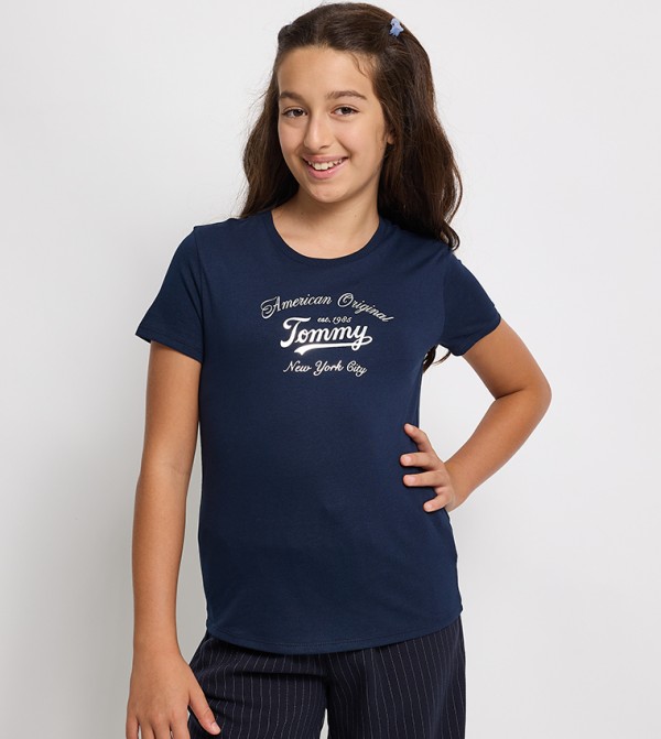 Printed Crew Neck T-Shirt