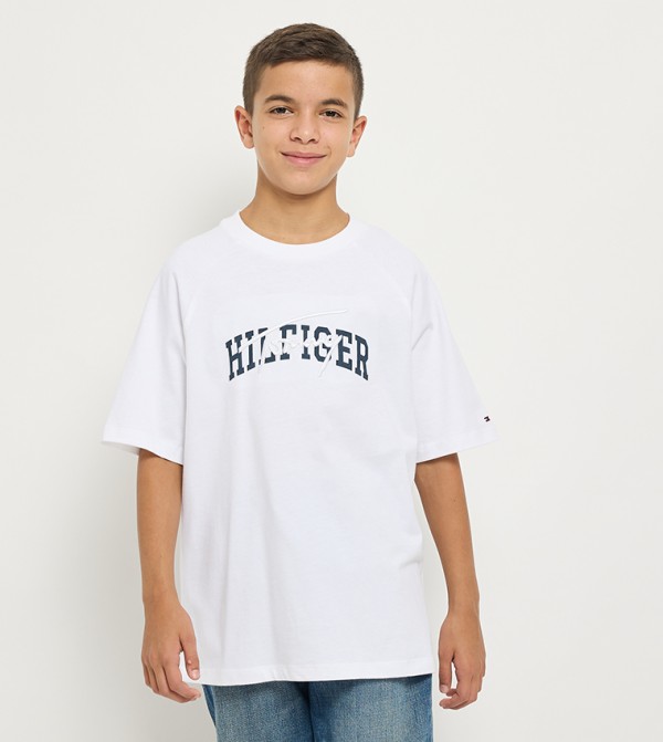 Logo Detail Crew Neck T-Shirt