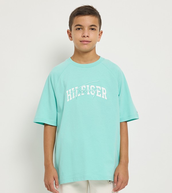 Logo Detail Crew Neck T-Shirt