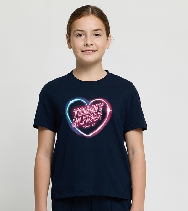 Printed Crew Neck T-Shirt
