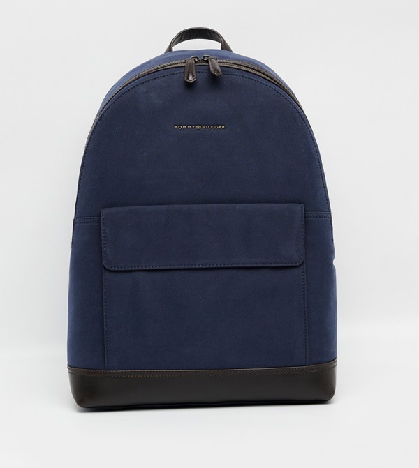 Logo Detail Casual Prep Backpack