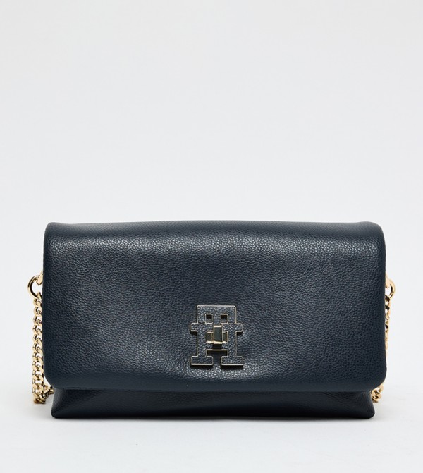 Logo Detail Flap Crossbody Bag