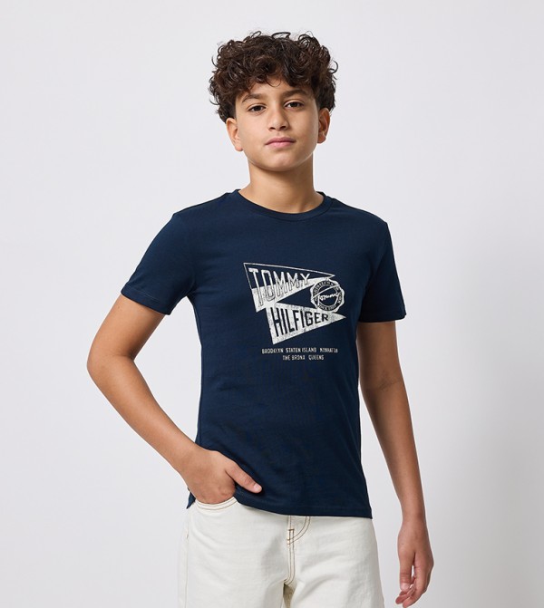 Printed Crew Neck T-Shirt