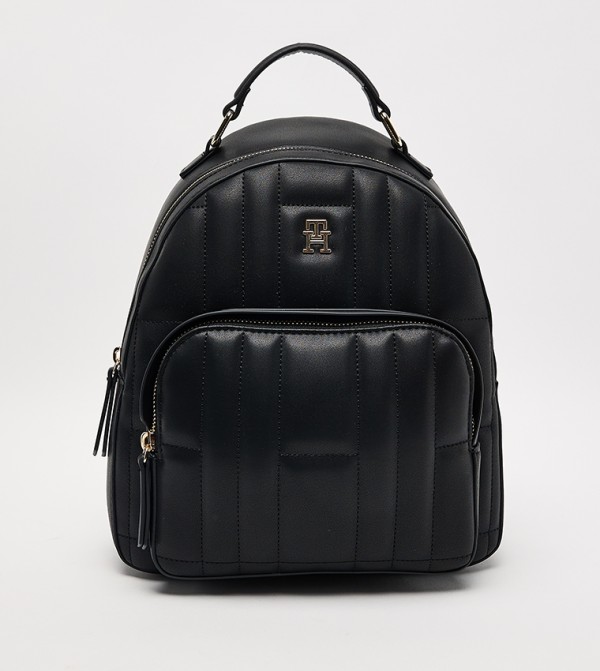 Quilted Front-Pocket Backpack