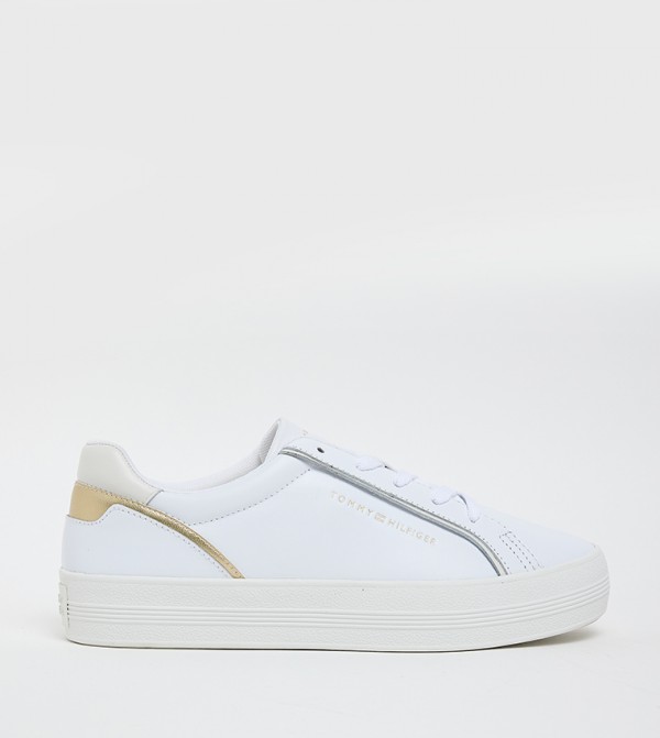 Logo Printed Lace Up Sneakers