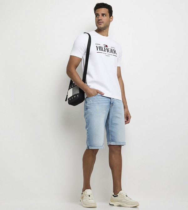 RYAN Washed Denim Shorts