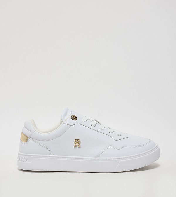 Textured Low-Top Sneakers