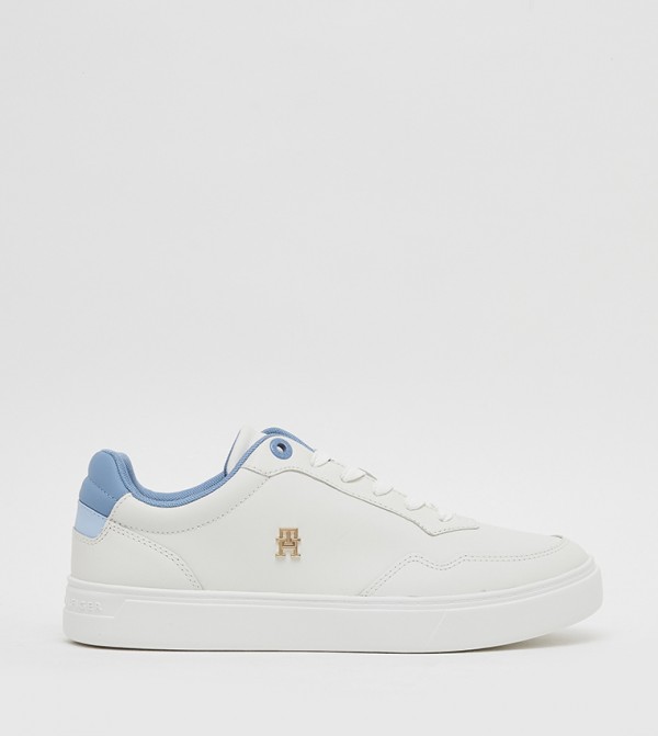 ESSENTIAL Logo Detail Lace-Up Sneakers