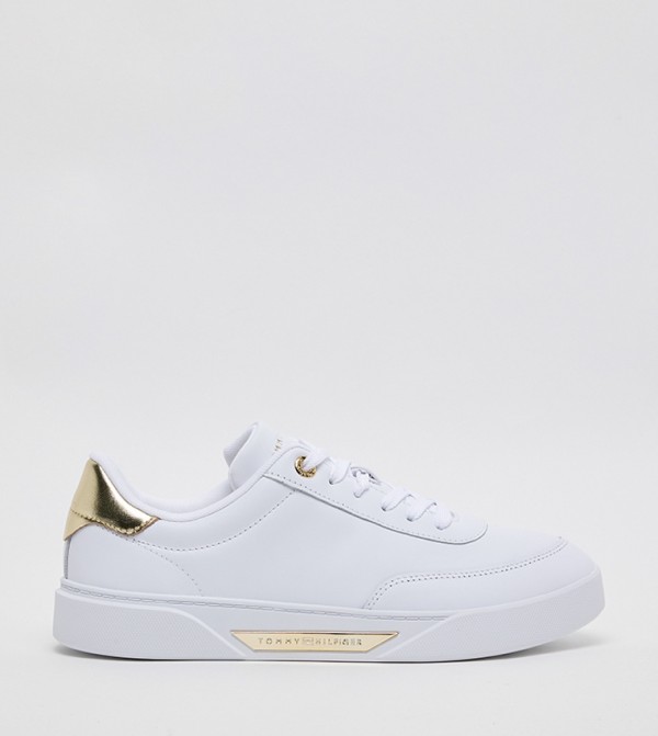 Textured Low-Top Sneakers