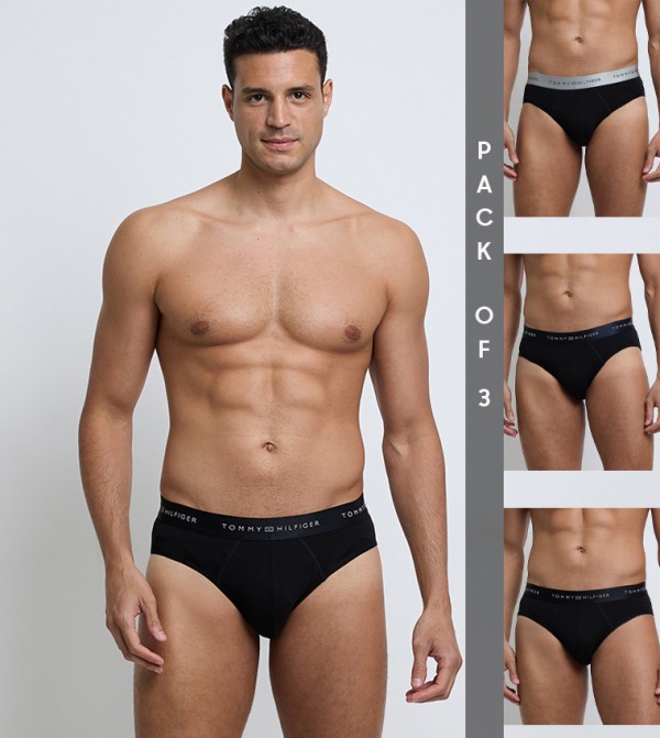Pack of 3 Logo Waistband Briefs