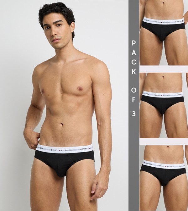 Pack of 3 Logo Waistband Briefs