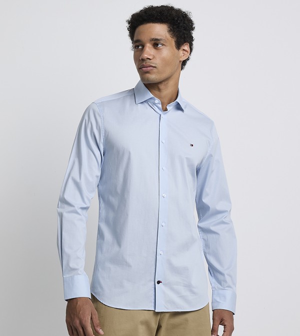Logo Detail Long Sleeves Shirt