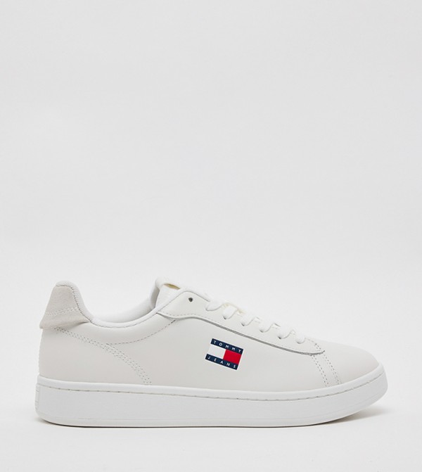 Textured Low-Top Sneakers