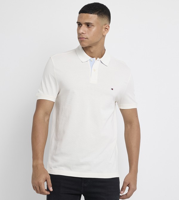 Logo Detail Short Sleeves Polo T-Shirt