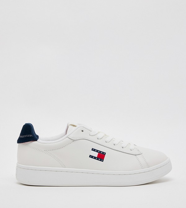 Textured Low-Top Sneakers