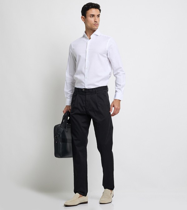 HARLEM Logo Detail Chino Pants