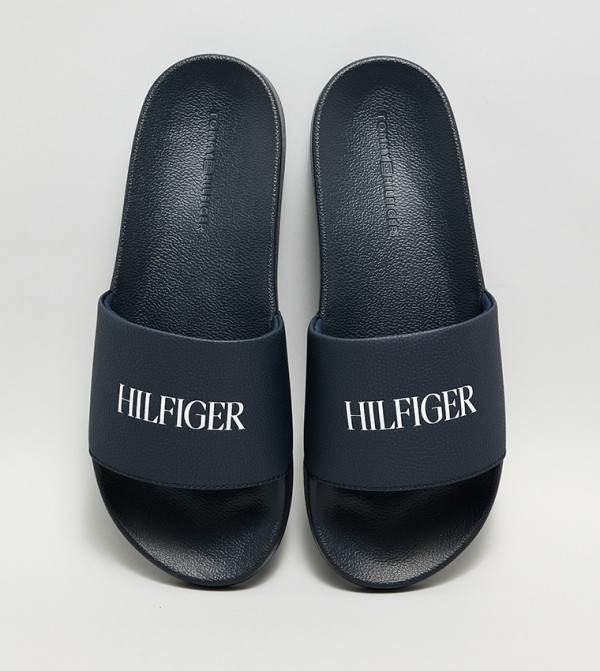 Logo Printed Open Toe Slides