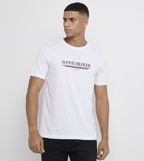 Logo Printed Crew Neck T-Shirt