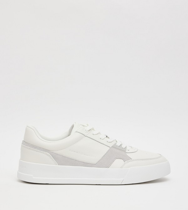 Color Block Lace-Up Sneakers