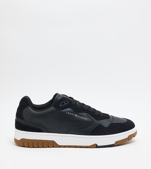 Logo Detail Lace Up Sneakers