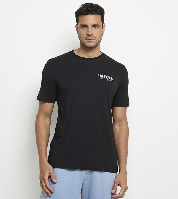 Logo Printed Crew Neck T-Shirt