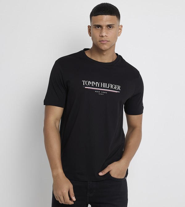 Logo Printed Crew Neck T-Shirt