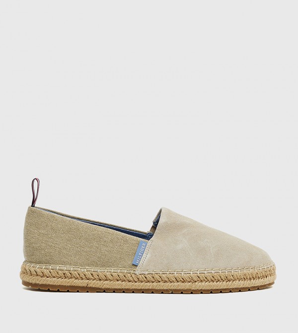 Textured Flex Slip-On Espadrilles