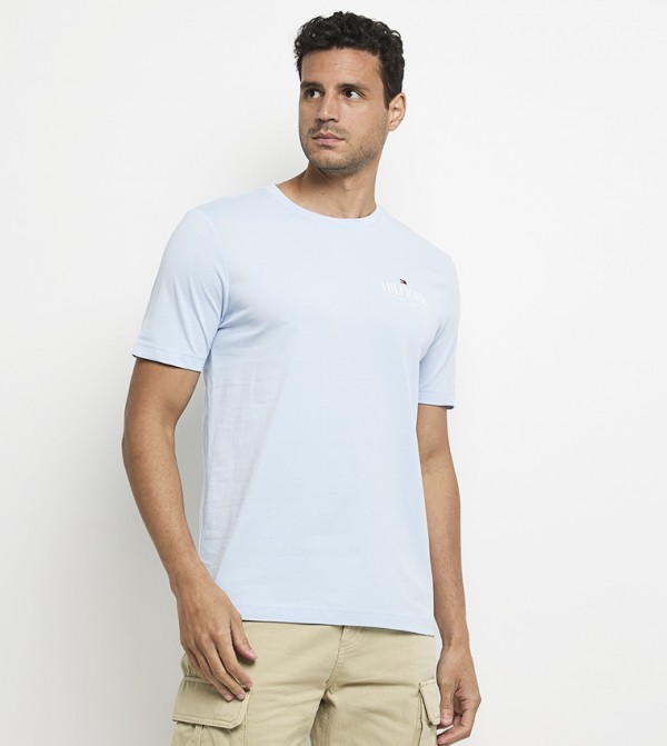 Logo Printed Crew Neck T-Shirt