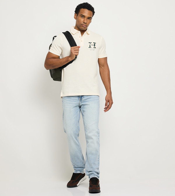 DENTON Faded Straight Fit Jeans