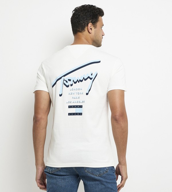 Printed Crew Neck Regular Fit T-Shirt