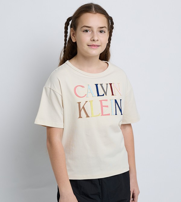 Logo Embroidered Short Sleeves T-Shirt