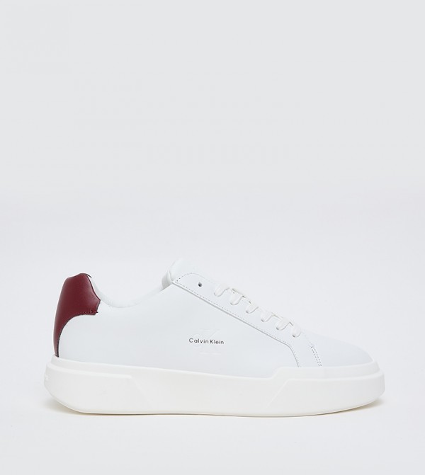 Logo Detail Low Top Platform Sneakers