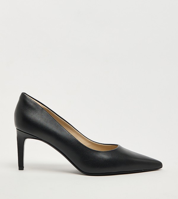 Solid Stiletto Heel Pumps