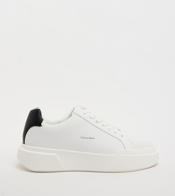 Cupsole Lace-Up Platform Sneakers
