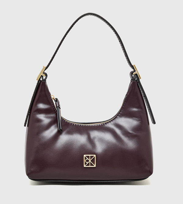 شنطة ميني بسحاب وشعار 