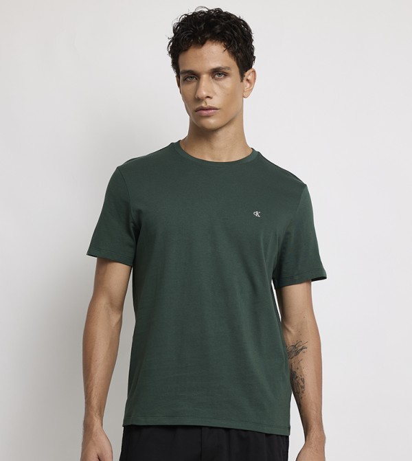 Monogram Detail Short Sleeves T-Shirt