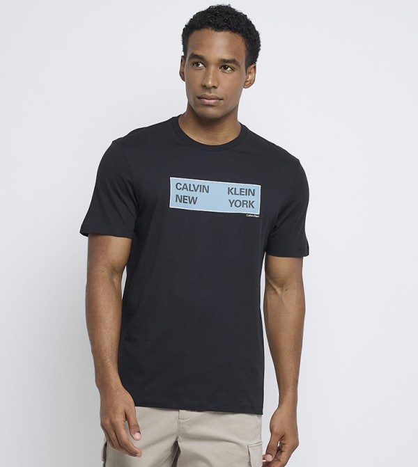 Logo Printed Crew Neck T-Shirt