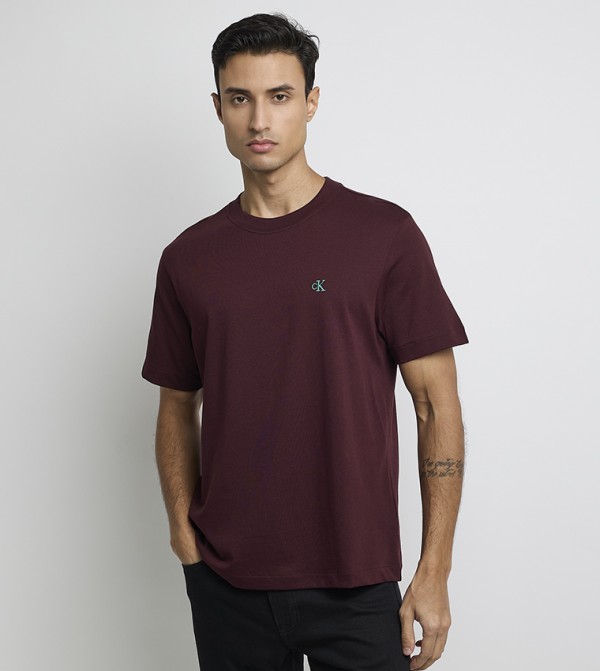 Logo Embroidered Short Sleeves T-Shirt
