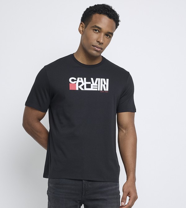 Logo Printed Crew Neck T-Shirt