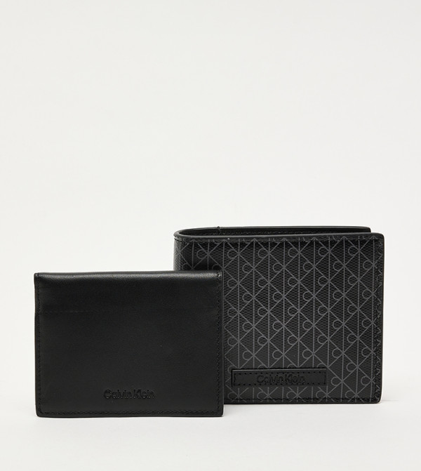Monogram Patterned Bi-Fold Wallet