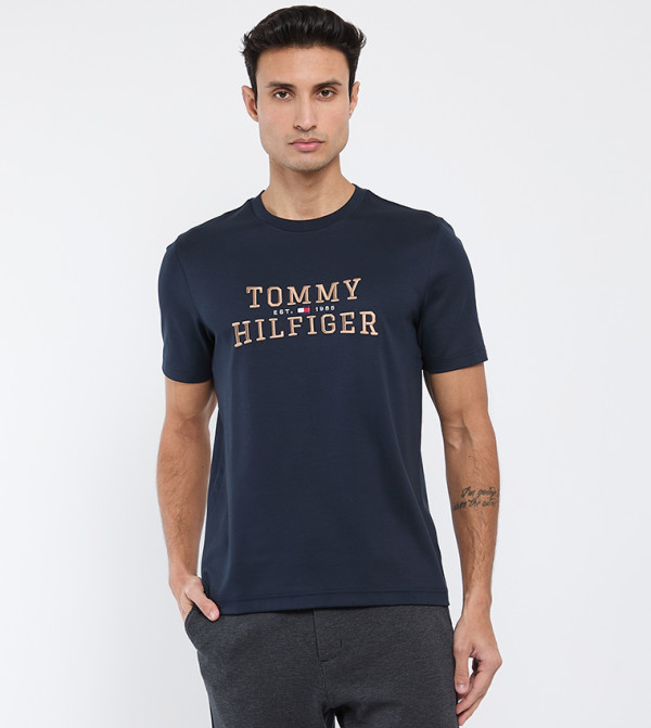 Logo Embroidered Short Sleeves T-Shirt