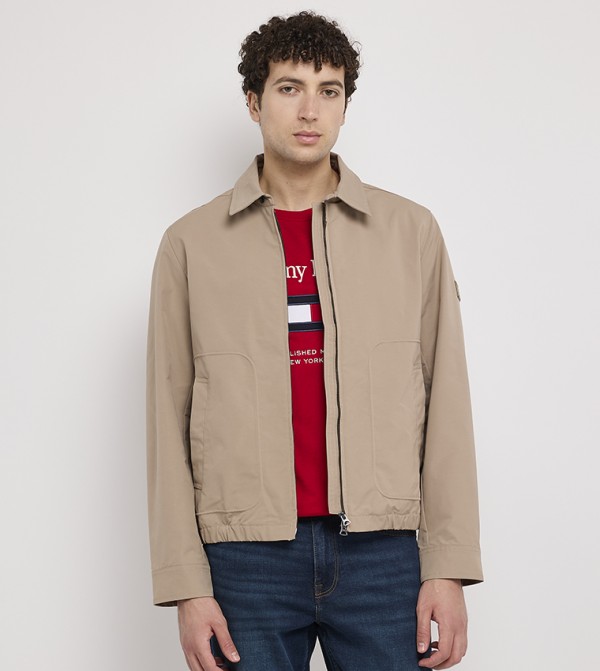 IVY Logo Badge Zip-Through Jacket