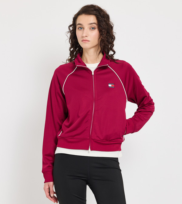 Flag Detail Long Sleeves Jacket