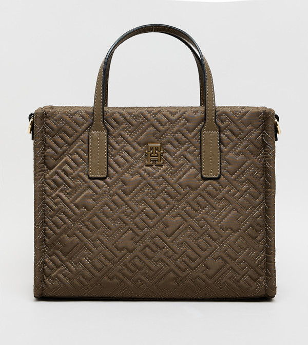 CITY Monogram Patterned Mini Tote Bag