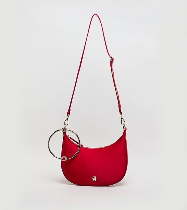 Logo Detail Crossbody Bag with Bracelet Detail