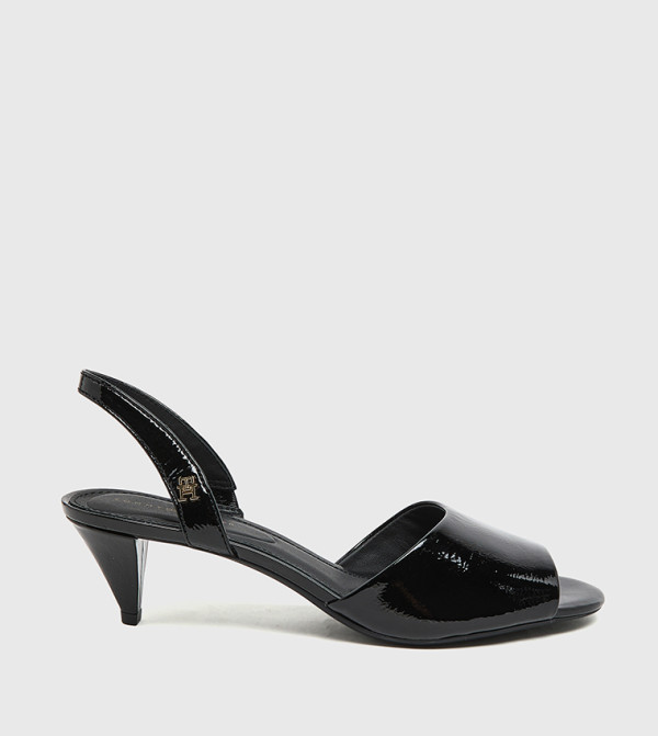 Patent Slingback Heeled Sandals