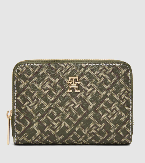 ICON Monogram Patterned Zip-Around Wallet
