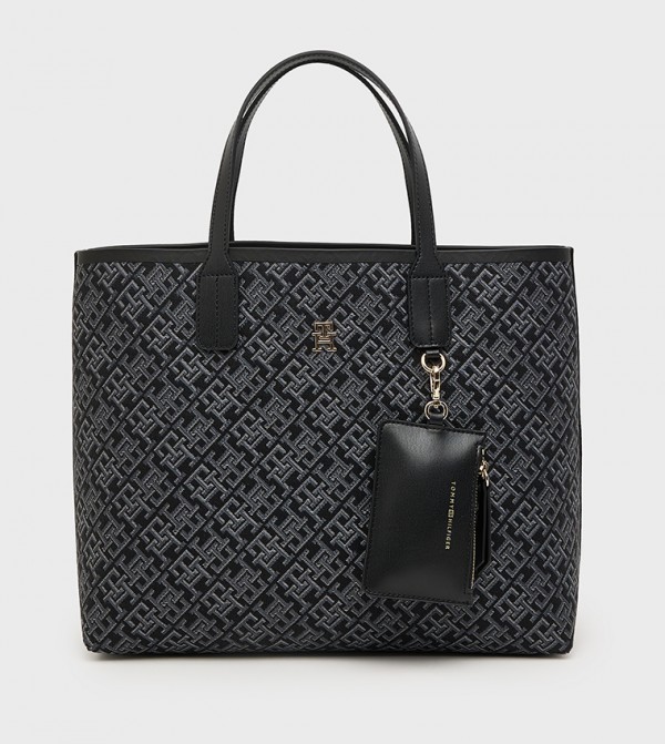 ICON Monogram Patterned Satchel Bag