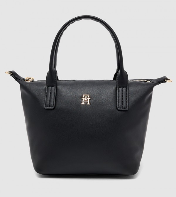 Monogram Detail Mini Tote Bag