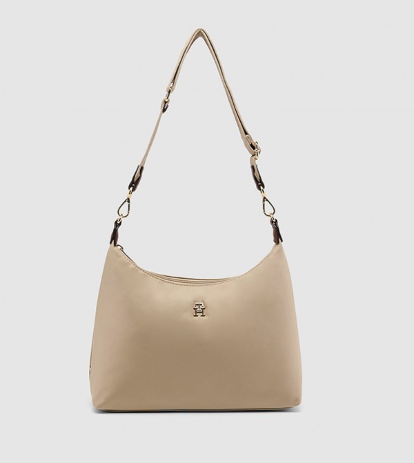 Monogram Detail Shoulder Bag